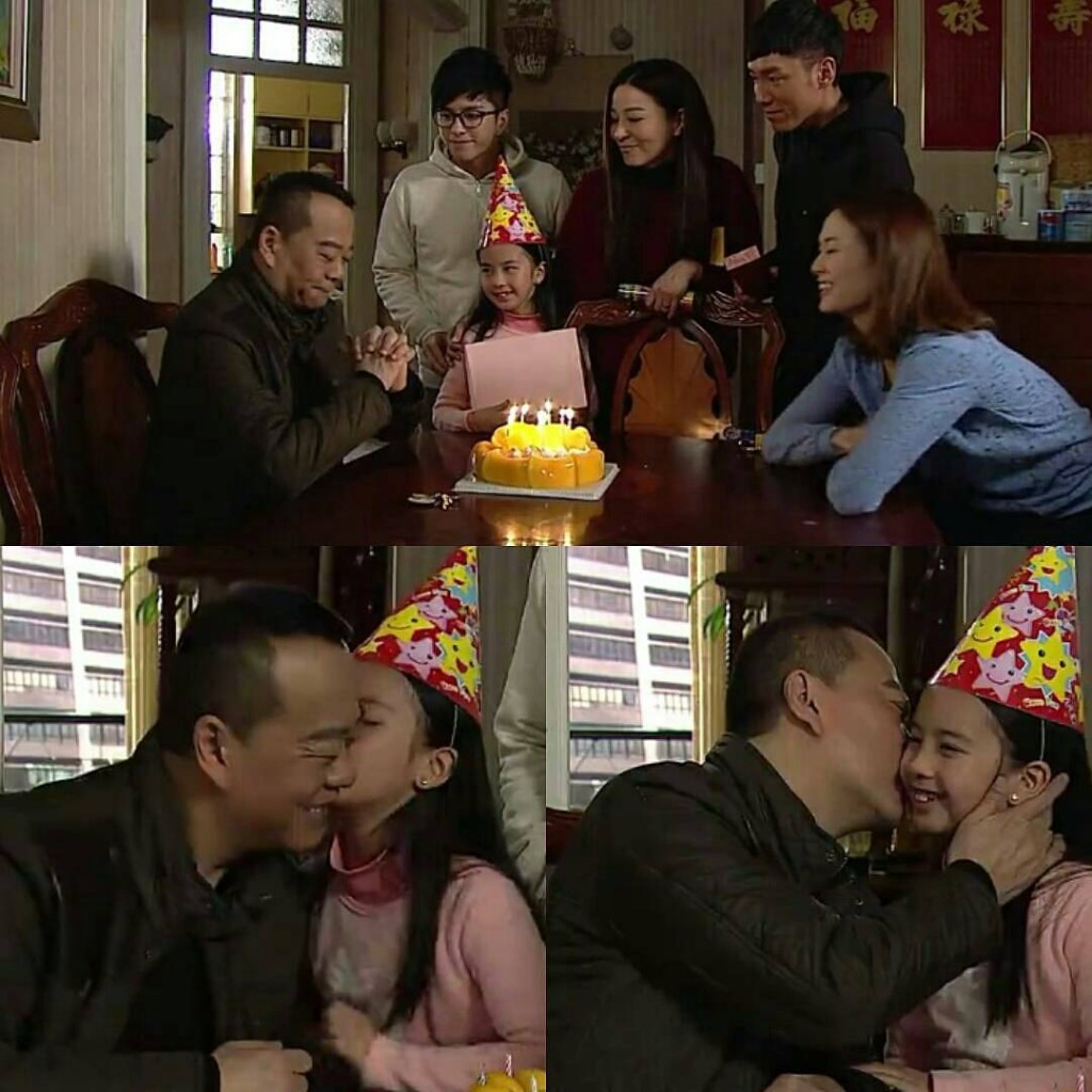 拍攝《一屋老友記》時，陳偲穎只約6至7歲左右。